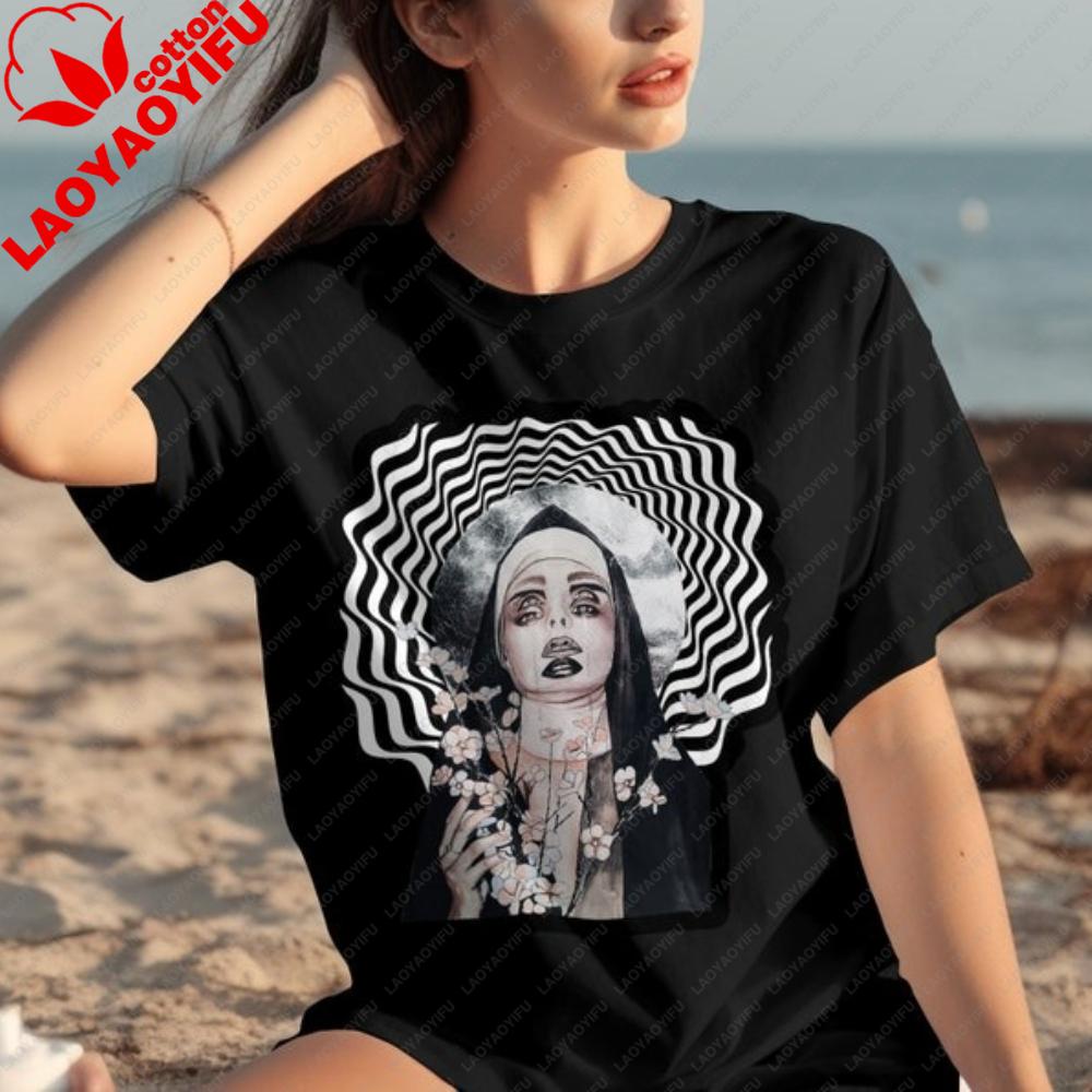 Illusion Unholy Nun Unholy Tshirt Nun Gift Shirt Death Metal Shirt Unisex Tshirt Graphic T Shirts Harajuku Vintage Y2k Tops S