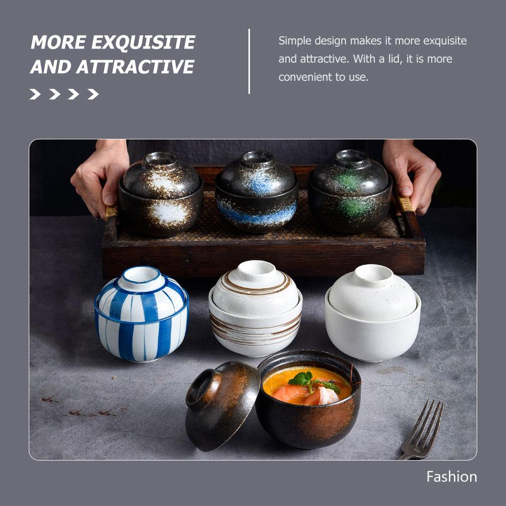 Schüssel Topf Suppenschüsseln Keramik Eintopf Tasse Ei Japanische Dampfende Servieren Porzellan Kleine Vanillepudding Dessert Zwiebel Küche Chawanmushi