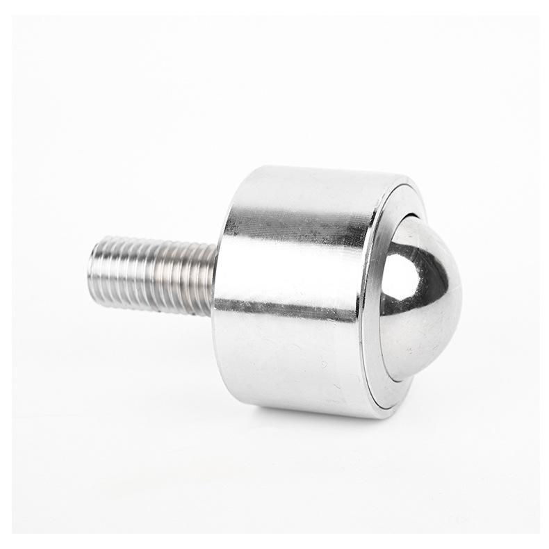 Precision Straight Tube Cylindrical Solid Bearing KSM12-FL Heavy Duty Ball Caster with Rod