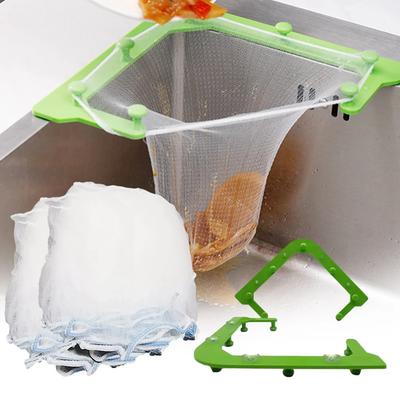 Kitchen Triangular Sink Strainer Drain Vegetable Fruit Drainer Basket Rack For Kitchen Accessories Storage Sink Filter Shelf