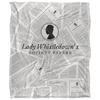 Bridgerton Silky Newsprint Lady Whistledown Supersoft Blanket