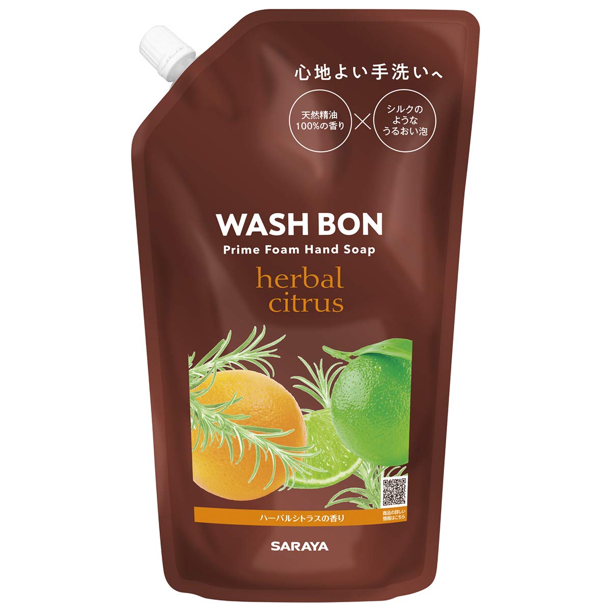 

Saraya Washbon Prime Foam Herbal Citrus Refill 500 мл мыло