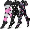 Elastic Over-the-Knee Compression Sports Socks for Men and Women - Cross-Knee Muscle Strength and Support