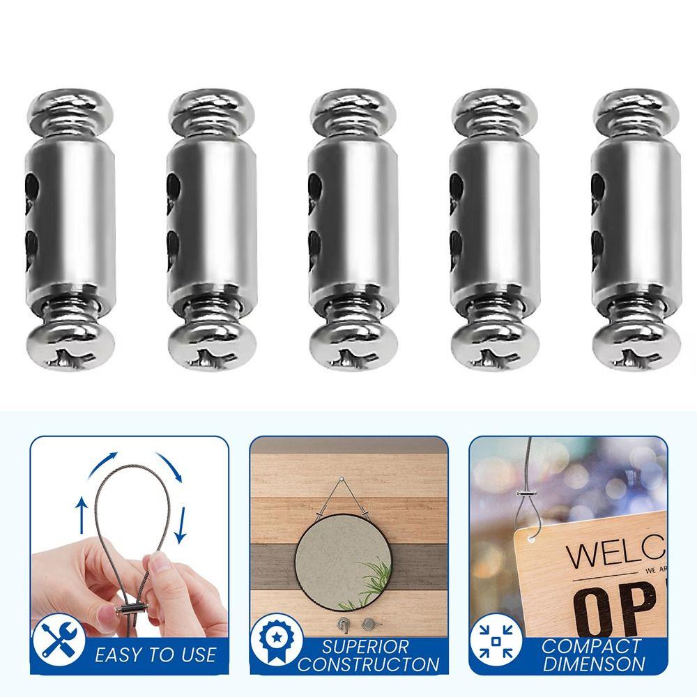 Adjustable Wire Rope Clamp Metal Stainless Steel Cable Clamp New Suspension Clips