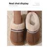 Plush Slippers for Autumn and Winter, Thick Soled Outdoor Cotton Slippers for Warmth At Home, Thickened Plush Thick Soled for Warmth