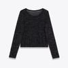 Za Export New Arrival Women's Clothing ZR Fashion Style Fashion All-Match Metal Wire Button Knitting Tops 8779646