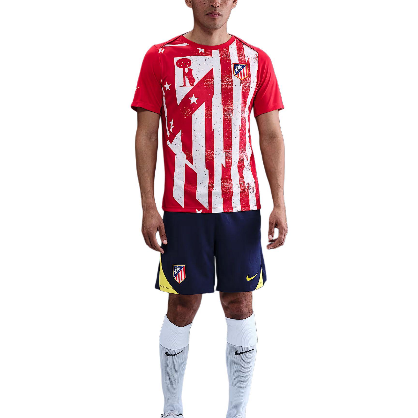 

Nike Academy Pro Dri-FIT Атлетико Мадрид Домашняя Быстросохнущая Приталенная Удобная Футболка с Коротким Рукавом Мужские топы HJ7136-614 M