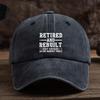 Fun Letter Print Baseball Hat Fashionable and Versatile Peaked Cap Men's Outdoor Hat