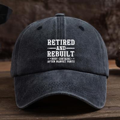 Fun Letter Print Baseball Hat Fashionable and Versatile Peaked Cap Men's Outdoor Hat