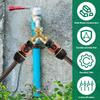 3/4inch Hose Splitter Heavy Duty 2 Way Garden Hose Connector Y Connector Distributor for Outdoor Faucet