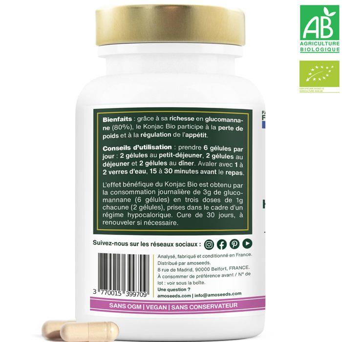 Konjac Bio - Vysoká Koncentrace | 180 kapslí - Amoseeds