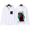 Rapper Jazzy Bazz Nuit Album Graphic Zipper Hoodie Men Women High Quality Sweatshirt Vintage Oversized Gothic Zip Up Sportswear