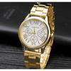 Geneva Steel Belt Men's Watch, Men's Watch, Fashion Three-Eyed Quartz Women's Watch