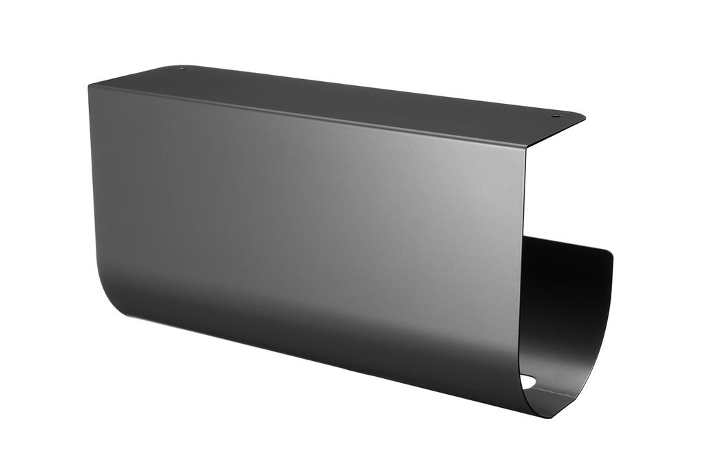 Oaks Leye Kitchen Paper Hanger Holder Regular Gray Attaches To Wall Shelf Fits Paper Sizes Up To Wide and 12cm Diameter Made In Japan LES3233 24.5cm