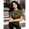 Fashionable butterfly printed T-shirt - short sleeved round neck, comfortable, breathable and soft, perfect choice for spring and summer