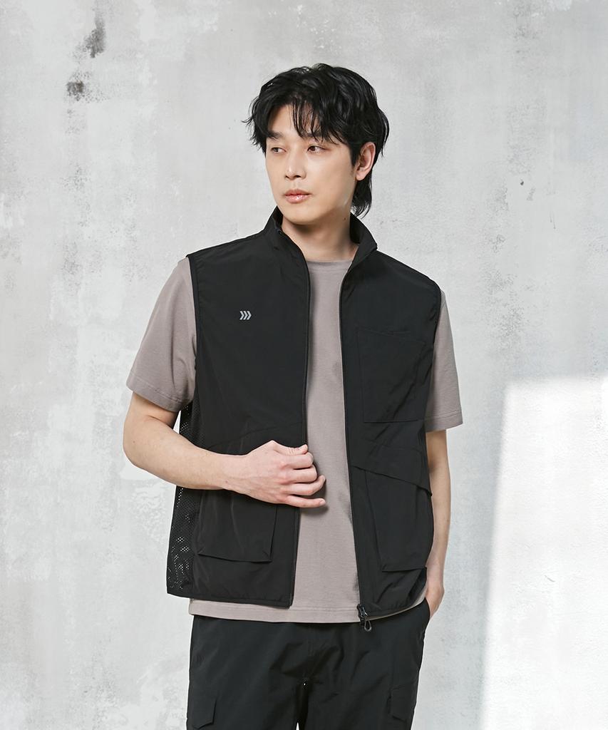 Willbe Lab Ventilation Two-Way Vest (Bk)