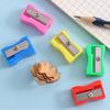 30/60/120pcs Mini Colored Single Hole Rectangular Pencil Sharpener for School Students Party Favors Festival Gathering Gifts TMZ