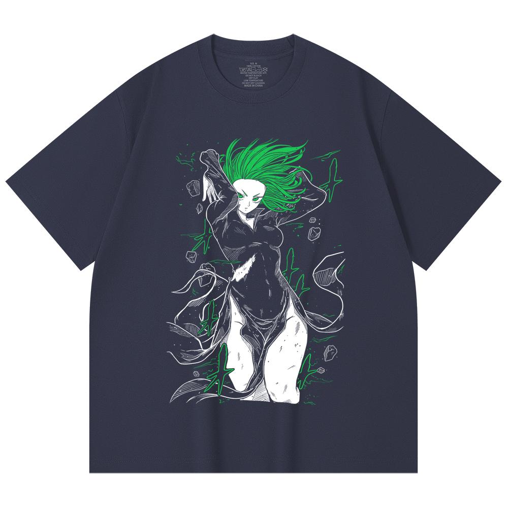 230 Gsm 100% Cotton One Punch Man V5 Tatsumaki Print Unisex Heavy Cotton T Shirt