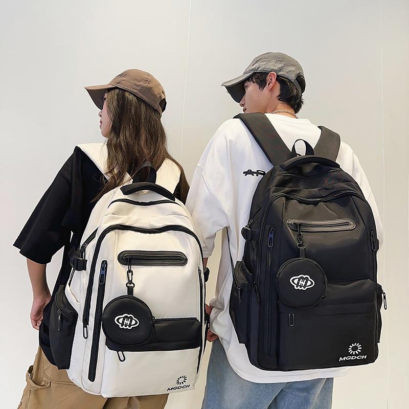 Double Shoulder Versatile Backpack for Students: Stylish, Casual, and Fresh Campus Design