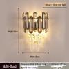 Elegant Crystal Wall Lamp: Minimalist Design for Bedrooms, Living Rooms, Stairs, and Hallways