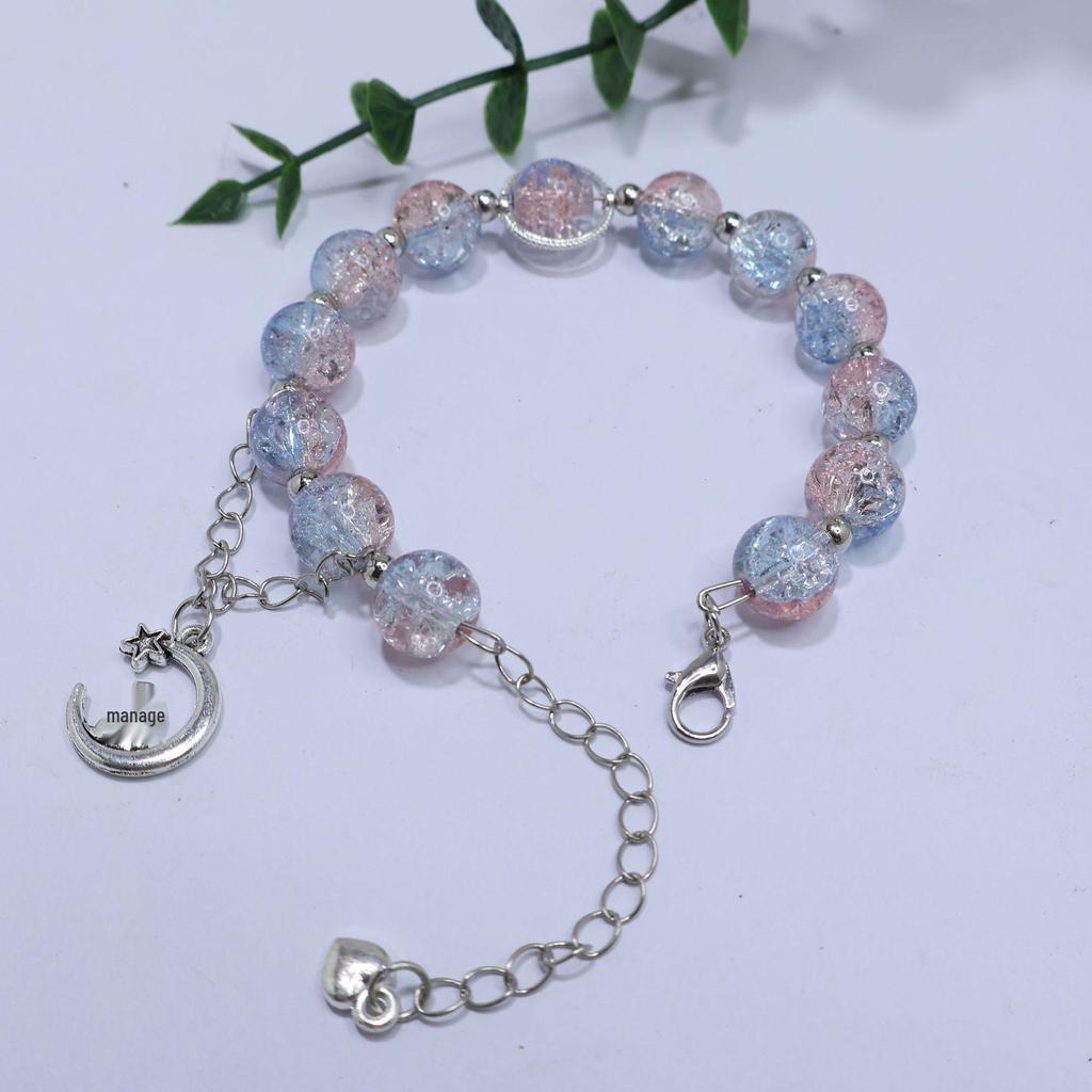 Mori Style Mermaid Crystal Bracelet – Versatile Niche Design for Women, Ideal for Students and Best Friends