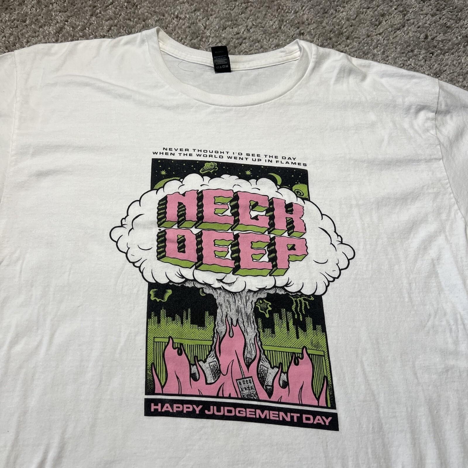 Neck Deep Band Judgement Day Band T-shirt All Size S to 5XL PA325 Unisex T-Shirt S