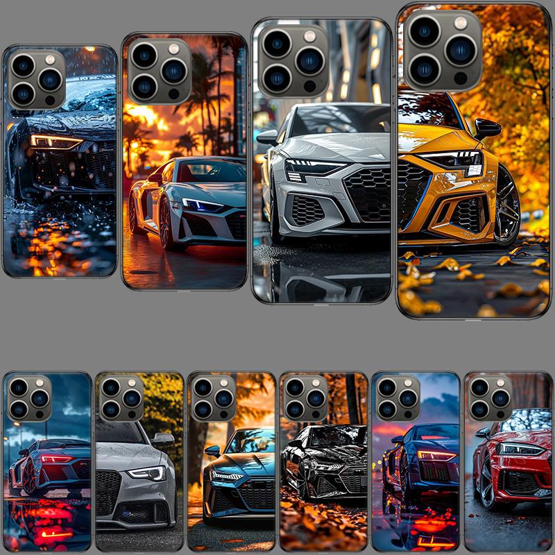 Bagged Car Lovers-RS Phone Case For Iphone 16E 15 Pro 14 Plus 17E 16 17 Pro Max Air 11 12 13 Mini Shockproof Capa Cute Cover