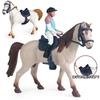 Simulation Pretend Play Toys Knight Horse Farm Animal Model Set Fencing Farm Truck Scene Decorations Teaching Aids