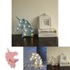 Adorable Cute Unicorn Head Led Letter Table Lamp Perfect For Children's Room Decor