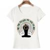 Yo Ga Girl Multi Arms Chakra Buddha Mandala Chakra Power Centers Zen T Shirt Summer