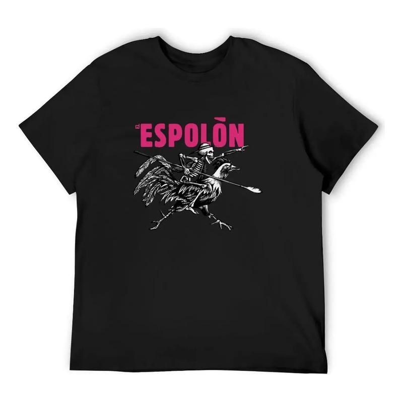 Camiseta Con El Logo De Tequila El Espolon, Camisa De Anime, S