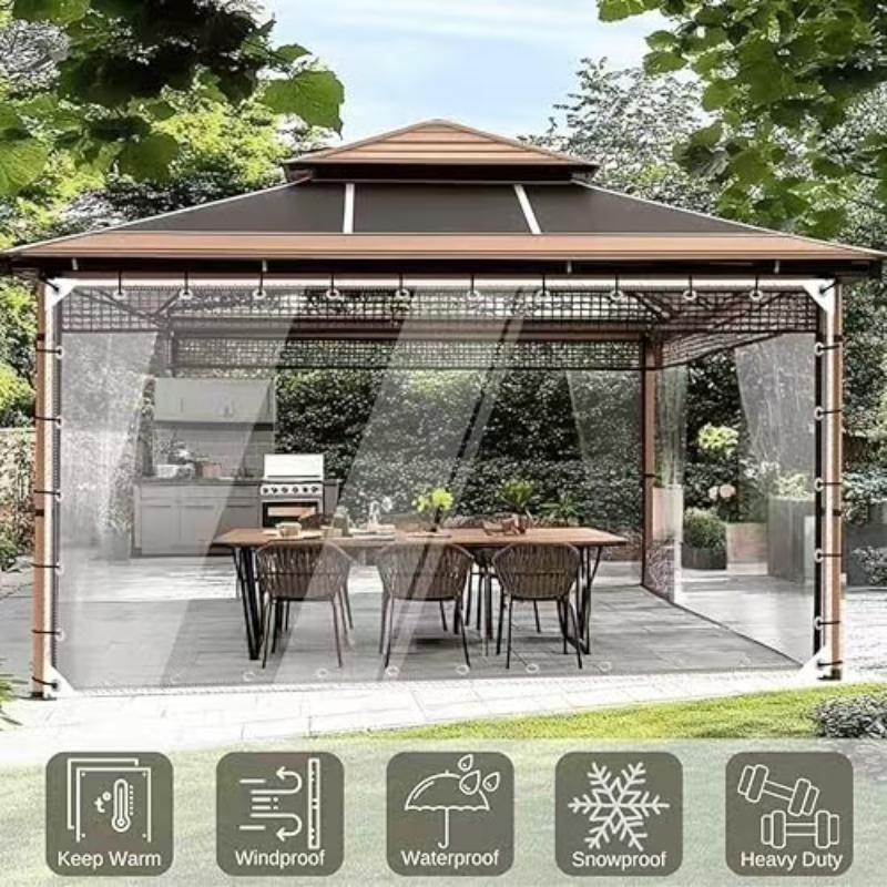 Transparent Waterproof Cloth Thickened Oilcloth Garden Rainproof Plastic Cloth Plant Cold-Proof Heat Insulation Tarpaulin