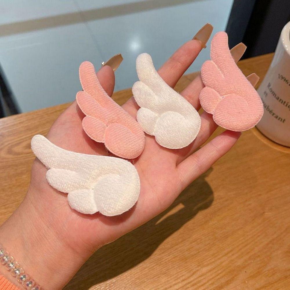 Angel Wing Plush Hair Clip Sweet Bangs Barrettes Headdress Cosplay Hairpin  Girls
