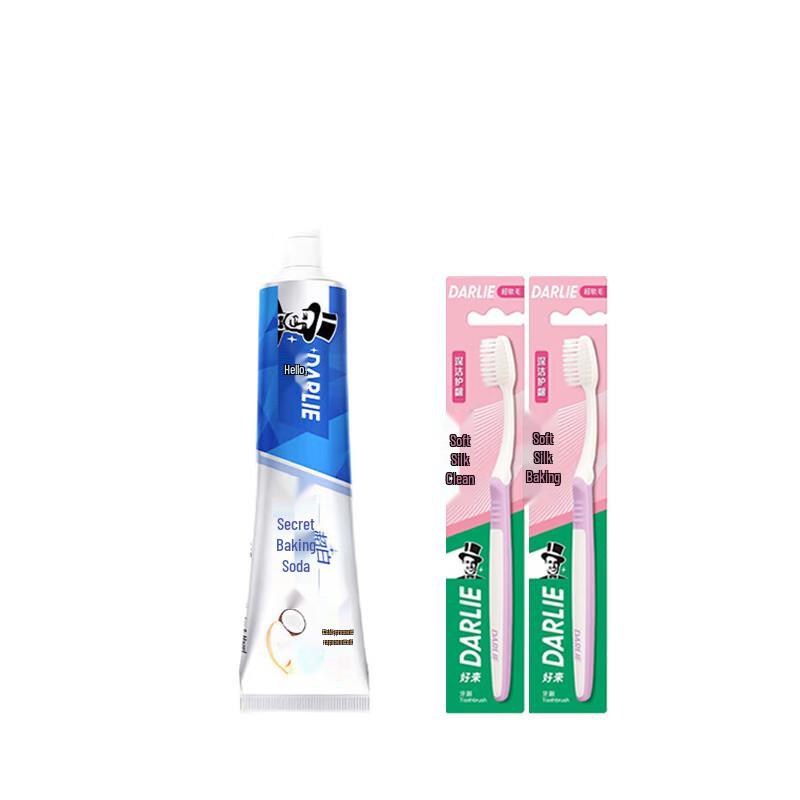 Зубная паста Darlie Ultra White с пищевой содой и зубными щетками