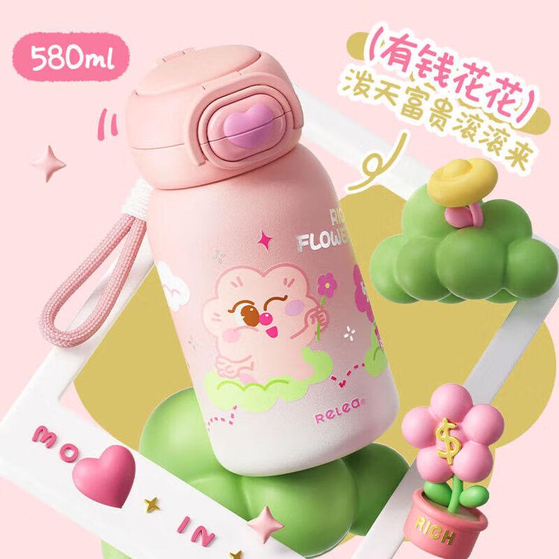

WUSHIWU 316 Stainless Steel Insulated Straw Water Bottle