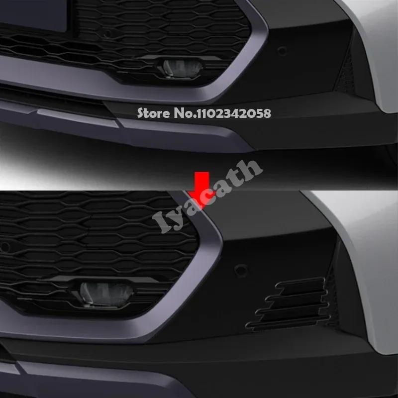 For Toyota CHR C-HR 2024 2025 ABS Front bumper fog light lamp vent guide decorative panel cover stickers Exterior Accessories