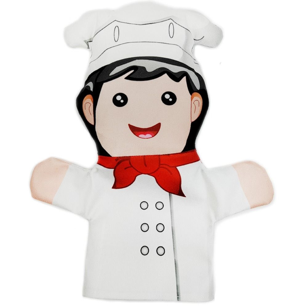 Plush Toy Hand Puppets For Family Members Family Members Cloth Adorable Figures Puppets  Teaching