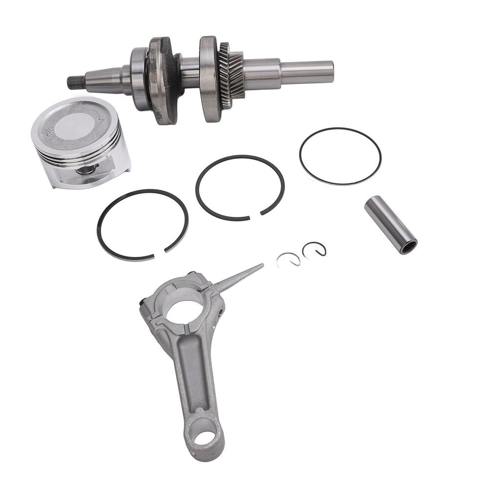 Engine Piston Connecting Rod Kit Metal Crankshaft Piston Pins Rods Set Wear Resistant for GX390 13 HP Engine