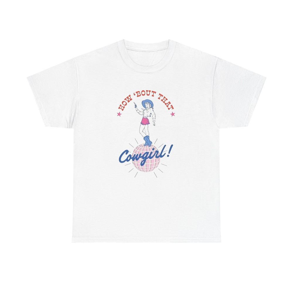 

How About That Cowgirl Vintage Graphic T-Shirt, Unisex Cotton Shirt XL