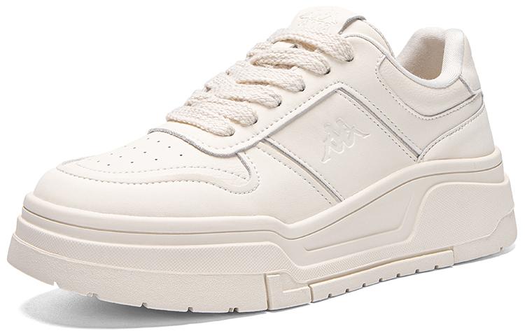 Women's Sneakers Kappa Slip Resistant Abrasion Resistant Low top Skateboard Shoes Women's White