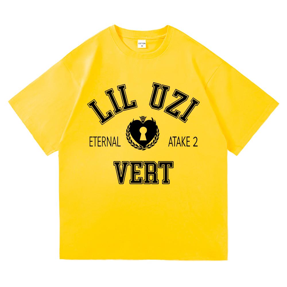 

Lil Uzi Vert Eternal Atake 2 T Shirt Men Harajuku Graphic Letter Tshirt Unisex High Quality Vintage Sand Cotton Tees Shirts Tops 4XL