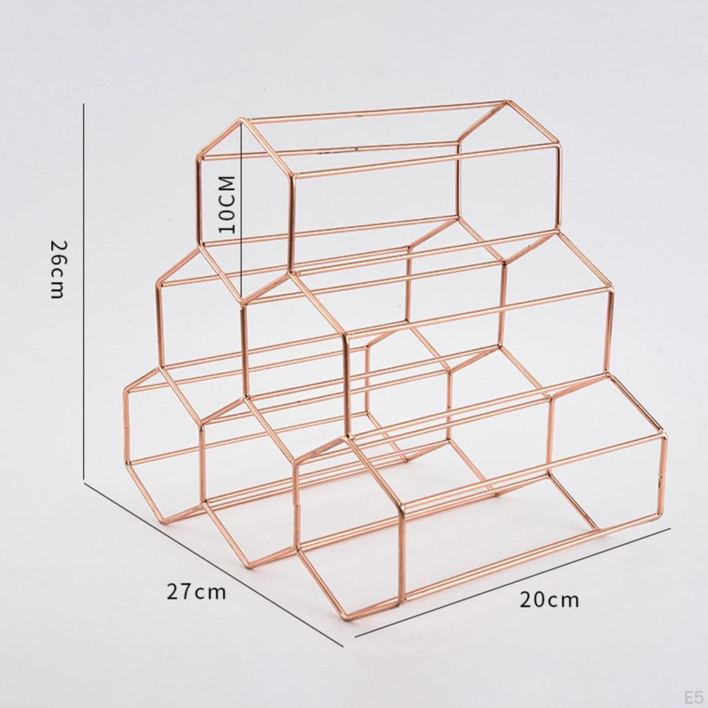 Elegancki uchwyt na butelkę wina do stylowego wystroju domu