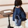 Denim Casual Bucket Bag With Breathable Fabric For Unisex Daily Use