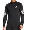 adidas SS25 Sports Leisure Series Comfortable Soft Slim Fit Long Sleeve T-Shirt Men Tops Black JW7567