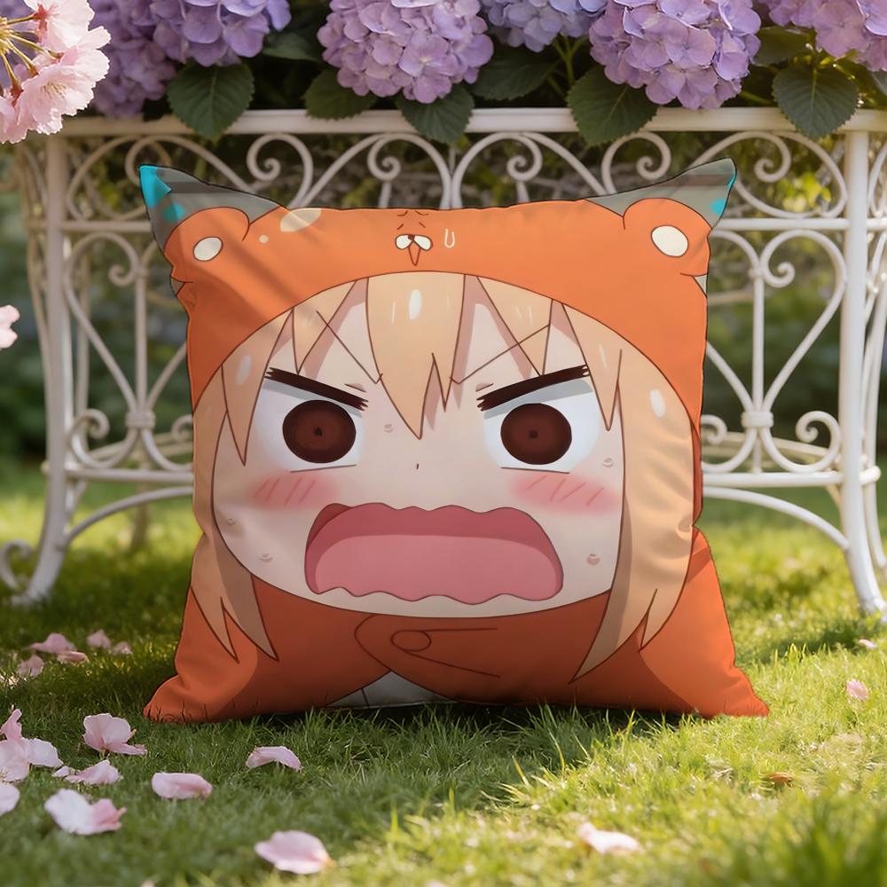 Anime H-Himouto! U-Umaru-chan Cushion Cover Home & Car Dual-Scene Pillow Cover: Reversible for Premium Comfort
