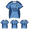 Blue Lock 3D Digitaal Bedrukt Cosplay T-shirt Voor Tieners Polyester Stof