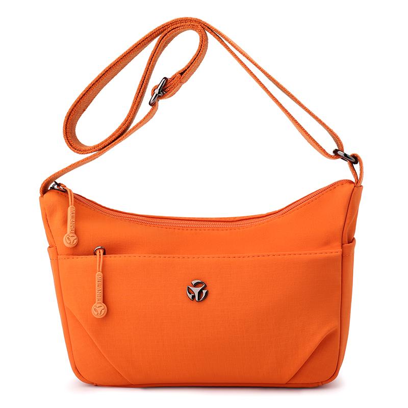 Women's Shoulder Bag Nylon Small Bag Lightweight Crossbody Bag Solid Color Mother Bag