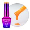 Kolorowy Top Bez Przemywania Top No Wipe Crystal Glass Molly Nails Orange Hema/Di-Hema Free 10G