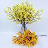 Large Silk Gypsophila Bouquet for Wedding Décor - 5-Prong Branches with Small Flowers