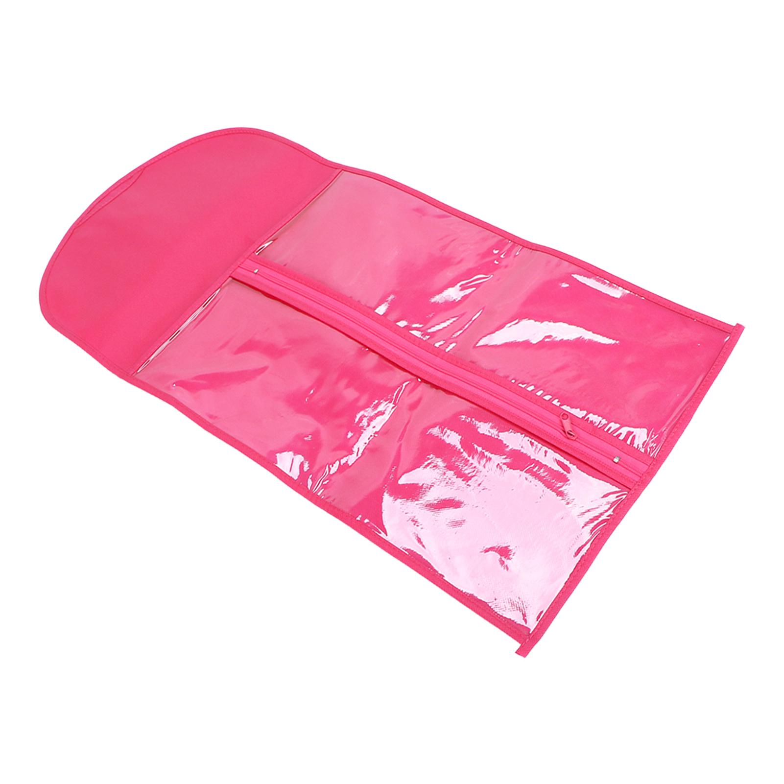 

Сумка для хранения париков, портативная пылезащитная сумка для хранения накладных волос с прочной молнией для путешествий розы красного